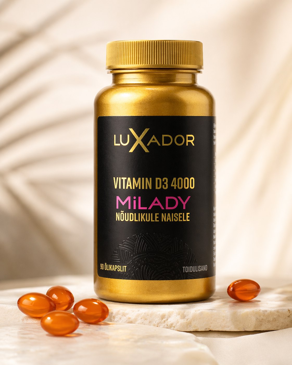Luxador MiLADY D-vitamiin biotiini ja hüaluroonhappega