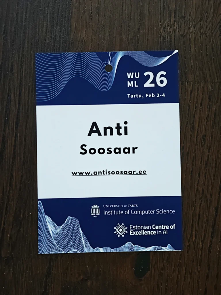 Workshop on Uncertainty in Machine Learning Anti Soosaar (3)_result